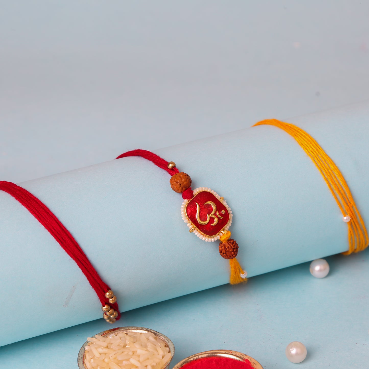 OM Long Thread Meena Rakhi INDIA