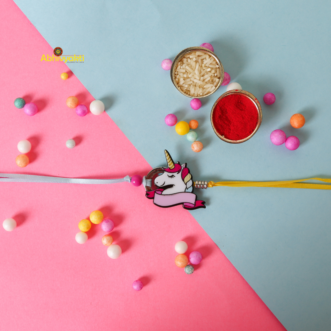 Unicorn Kids Rakhi INDIA (FREE SHIPPING)