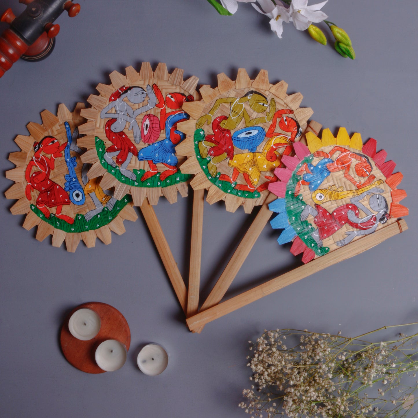 Kalighat - Hand Fan
