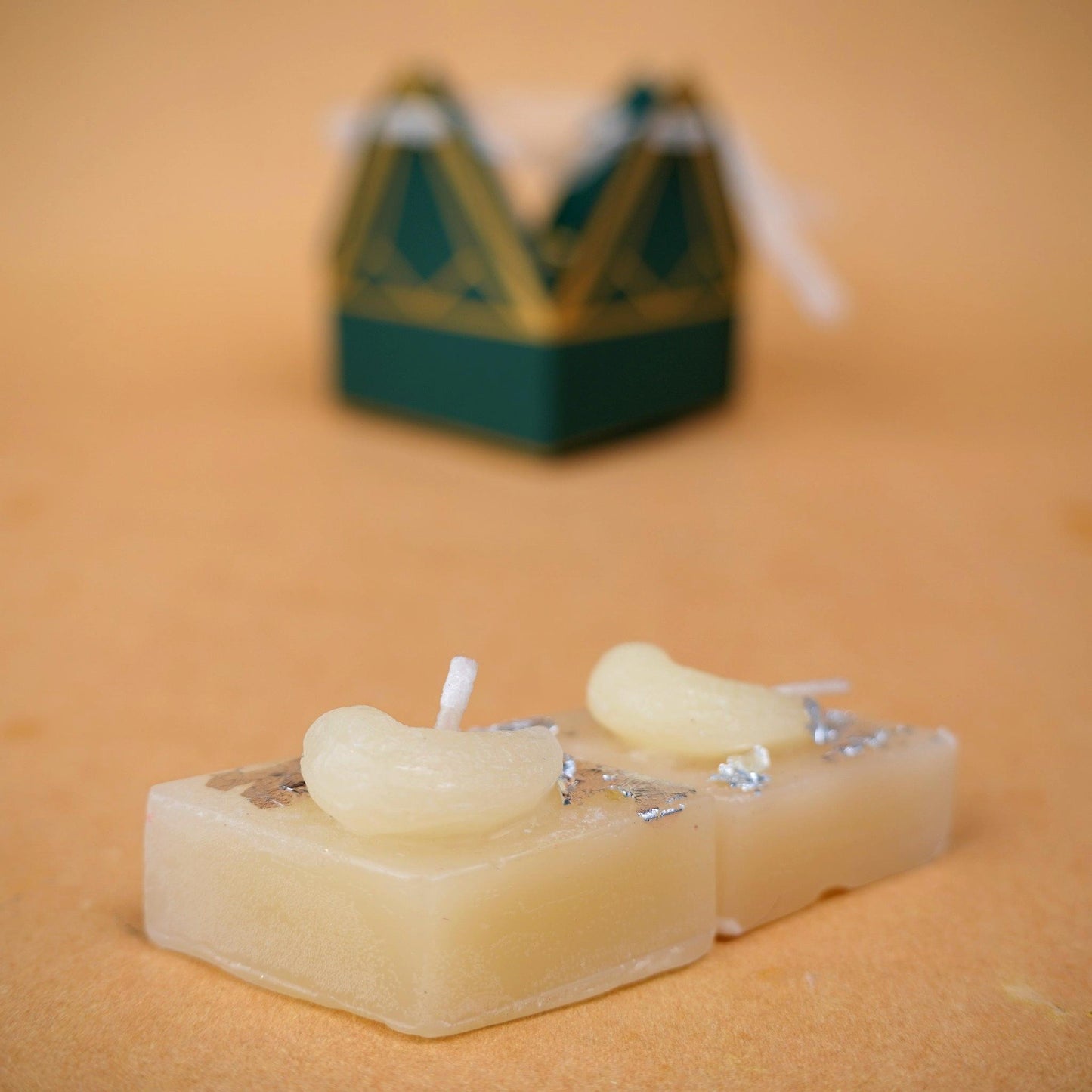 No Calories Kaju Katli Mithai Candle Box