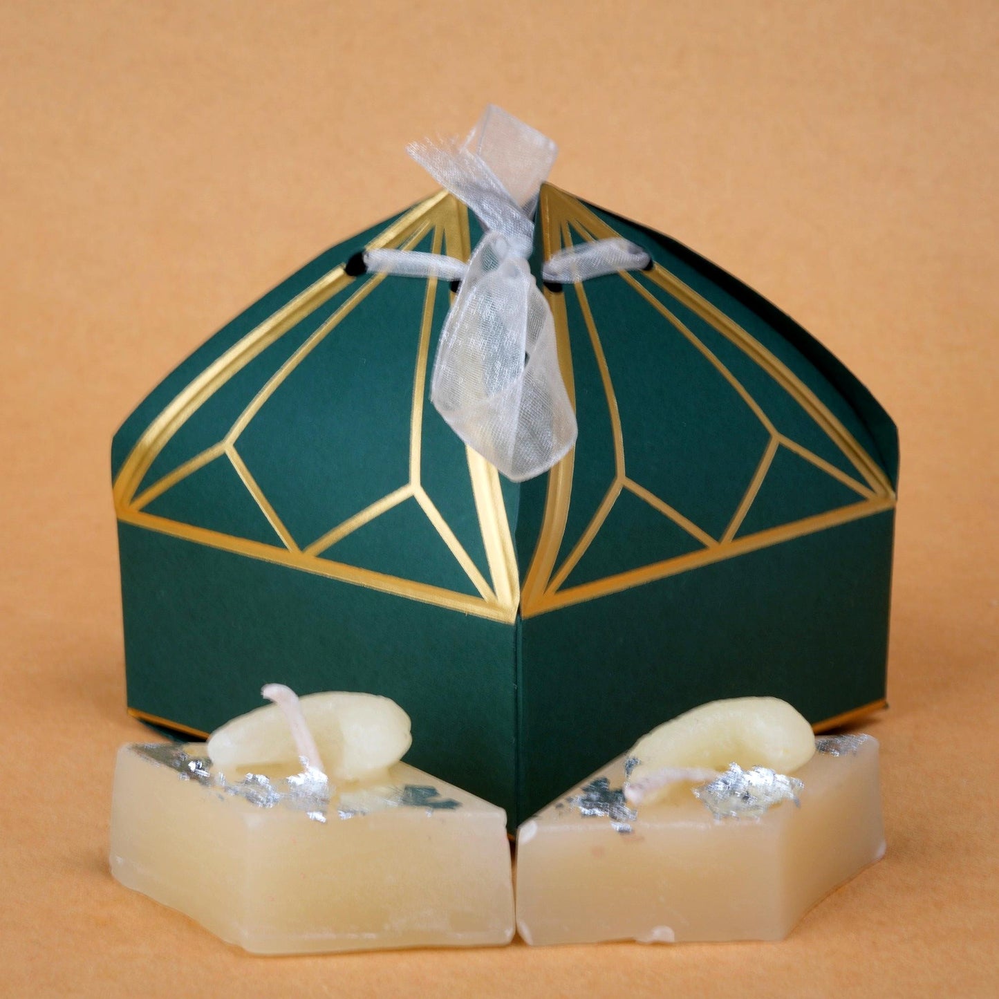 No Calories Kaju Katli Mithai Candle Box