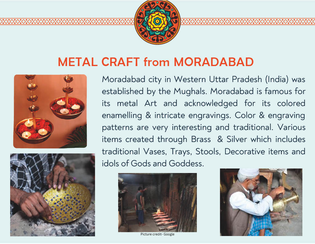 Ketaki Yellow Metal Diya