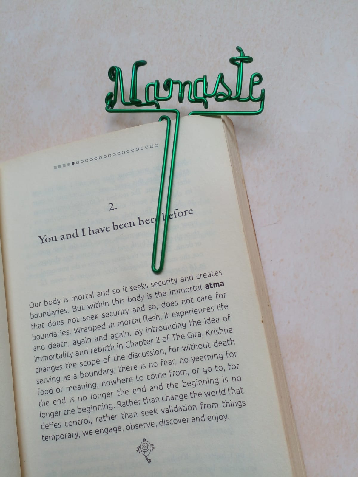 wire, bookmark, reading mode, ornament, Christmas, gifting, holiday, Christmas Decor, study, unique, namaste