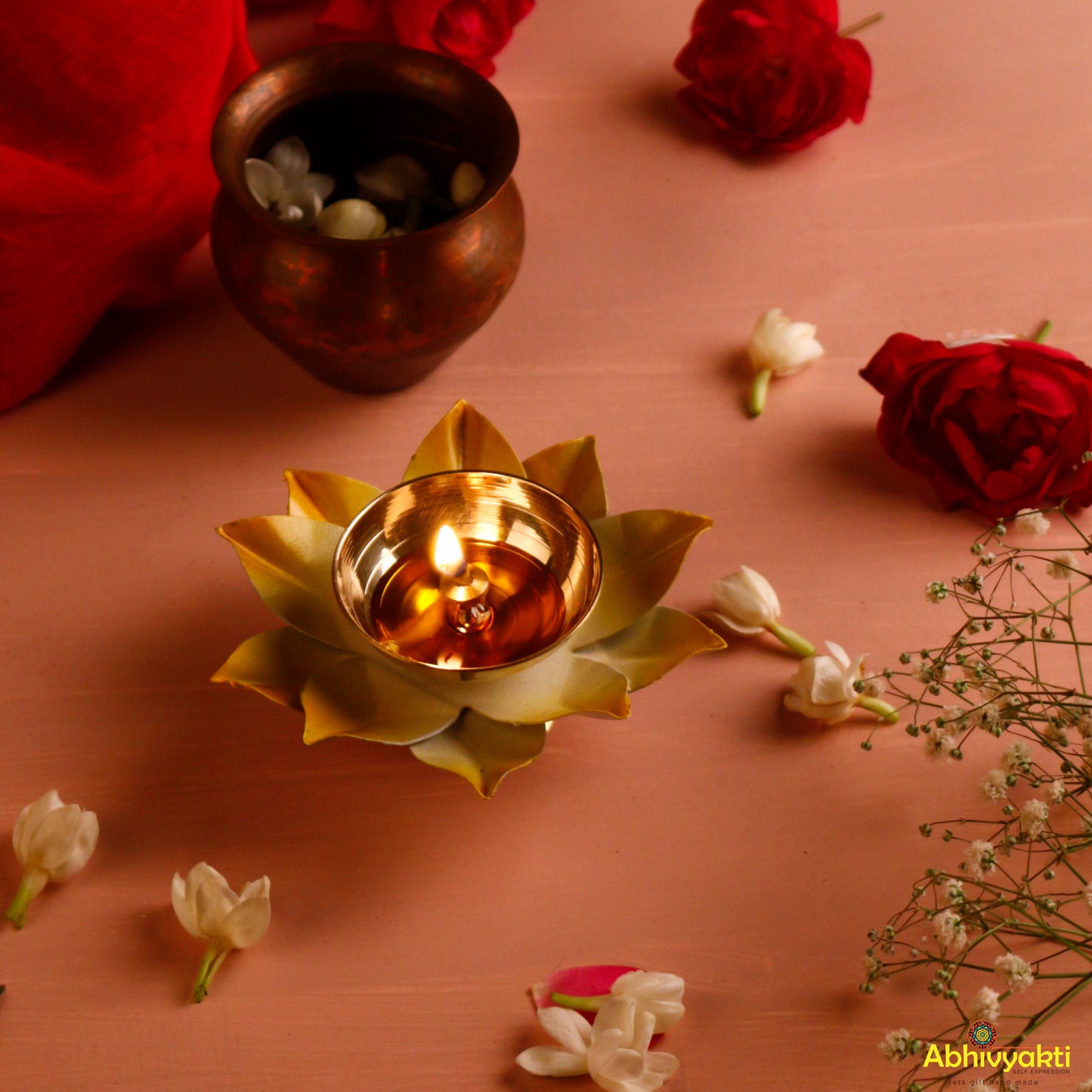 A set of traditional Diwali diyas, beautifully crafted and painted in festive colors. These tabletop oil lamps are adding a warm and inviting glow to any celebration or festive decor A set of traditional Diwali diyas, beautifully crafted and painted in festive colors. These tabletop oil lamps are arranged in decorative patterns, adding a warm and inviting glow to any celebration or festive decor