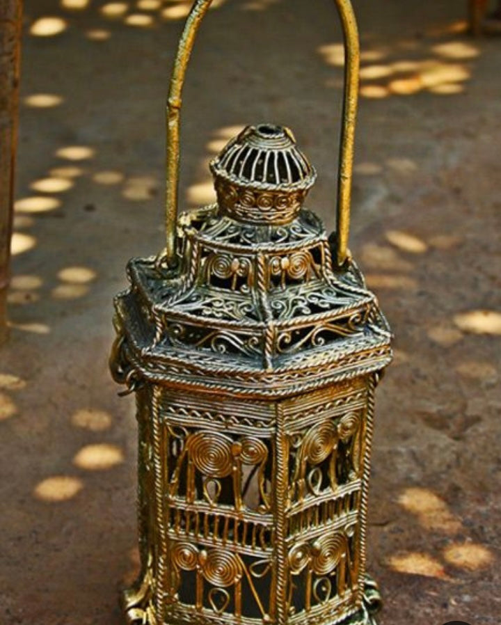 Dhokra Lantern - A Picturesque Repesentation