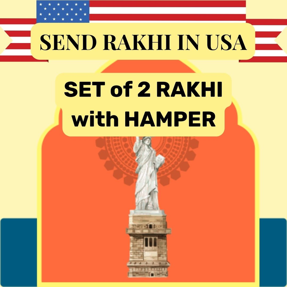 Set of 2 Rakhi USA