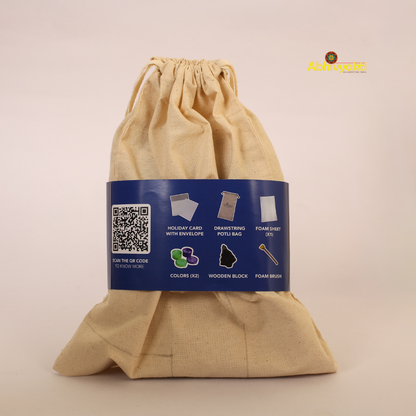 Namaste xmas DIY block printing Kit - Artist Pack