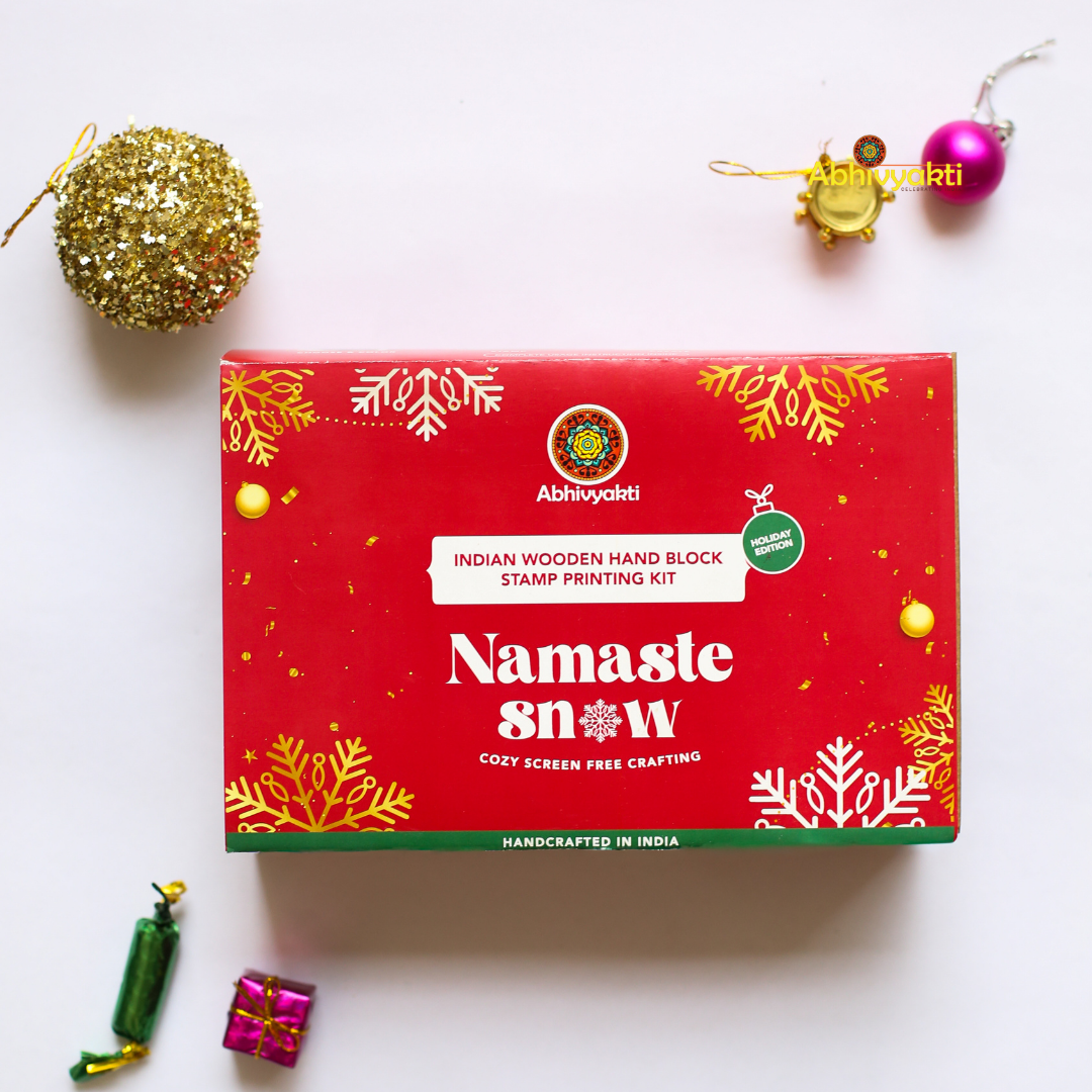 Namaste Snow DIY block printing Kit - Exploration Pack