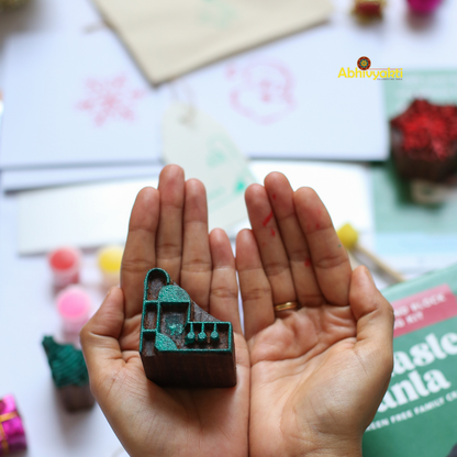 Namaste Santa DIY block printing Kit - Family Pack