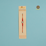 Fancy Single Stone Beaded Rakhi - Send to USA