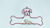 Wire X-Mas Tree Ornament woof woof2