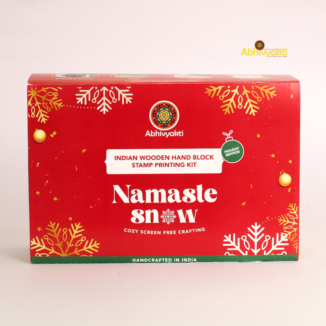 Namaste Snow DIY block printing Kit - Exploration Pack