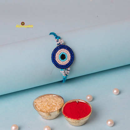 Beaded Evil Eye Rakhi USA ( Free shipping )