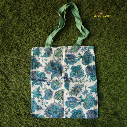 Floral Print Tote Bag