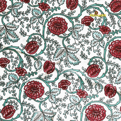 Floral Print Tote Bag