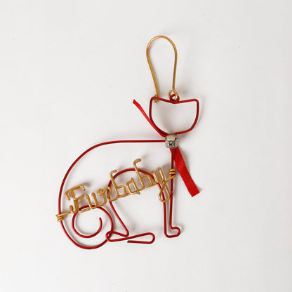 Christmas Tree Wire Ornament-Meow Meow(FREE SHIPPING)