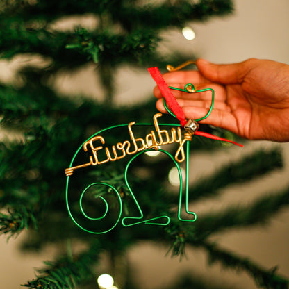 Christmas Tree Wire Ornament-Meow Meow(FREE SHIPPING)