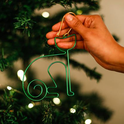 Christmas Tree Wire Ornament-Meow Meow(FREE SHIPPING)