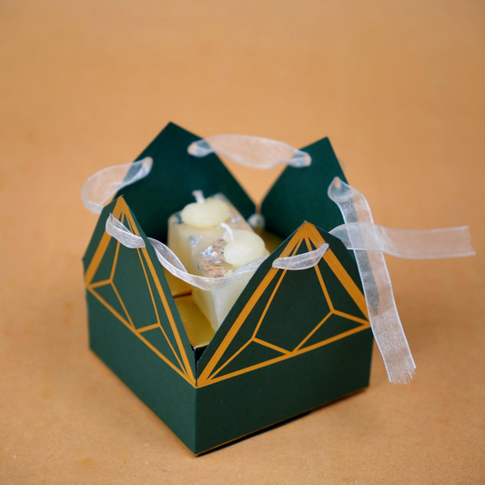 No Calories Kaju Katli Mithai Candle Box