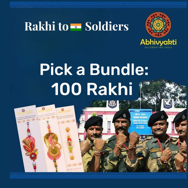 Soldier Rakhi Bundle -100 Rakhis – abhivyaktii