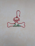 Wire X-Mas Tree Ornament woof woof2