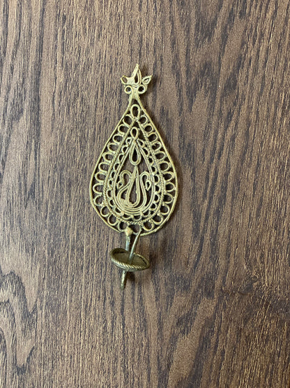 Dhokra Leaf Shape Candle holder (FREE SHIPPING)