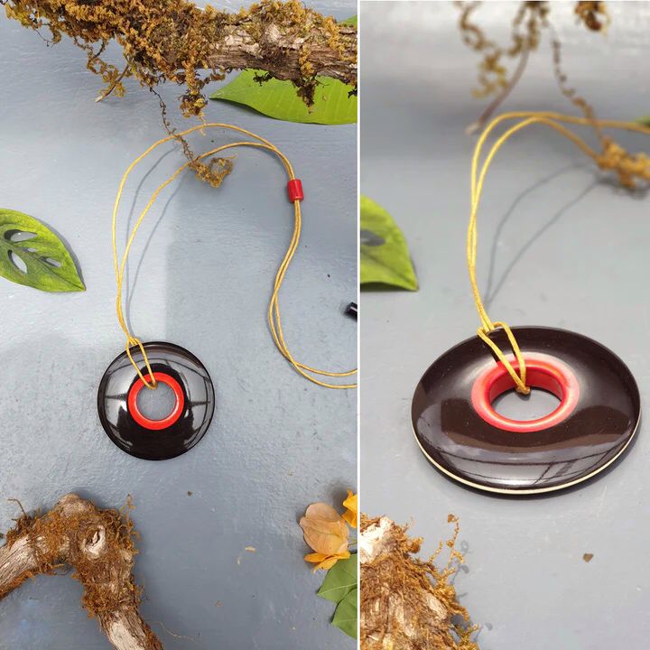 Beautifully Hand crafted seasons gift from the land of Channapatna. These Boho Wooden Adjustable Necklaces are going to be a great festive fashion concept for you !

They are made of sustainable wood with lacquered finish has a distinctive, nostalgic style. Each and every color is completely safe and are made from non-toxic vegetable colors.