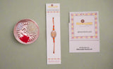 Orange Hand Painted Rakhi -Send to USA