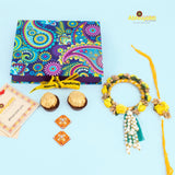 Chudi Rakhi lumba india wirh saun and hamper box