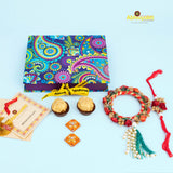 Chudi Rakhi lumba india wirh saun and hamper box