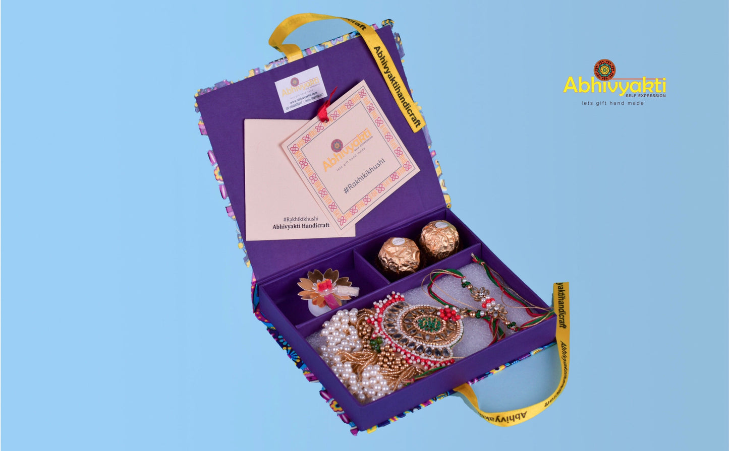 Raja-Rani Marwari Rakhi Lumba- Send to USA (free shipping )