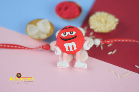 M&M Lovers Kids Rakhi - send to India FREE SHIPPING