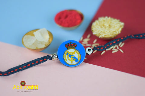 Real Madrid Soccer club Rakhi - Send to USA