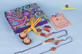 Colorful Bracelet Stone Rakhi Lumba -USA  FREE SHIPPING