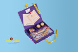 Stone Rakhi Lumba with roli chawal and hamper box