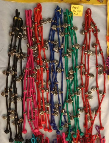 Colourful Anklets Metal Charms-Patwa Craft(FREE SHIPPING)