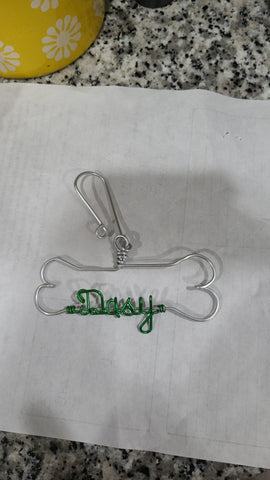 Christmas Tree Wire Ornament-Dog_Bone (Free Shipping)